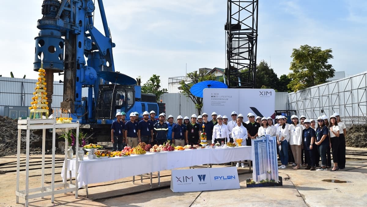 XIM Rama 3 – Suksawat ถือฤกษ์มงคล จัดพิธีบวงสรวงลงเสาเอก คอนโดมิเนียม High rise สูง 38 ชั้น วิวบางกะเจ้า หนึ่งเดียวบนทำเลสุขสวัสดิ์ เพื่อความเป็นสิริมงคลและเริ่มดำเนินการก่อสร้างอย่างเป็นทางการ