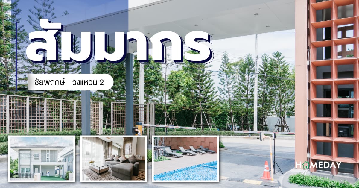 รีวิว สัมมากร ชัยพฤกษ์ – วงแหวน 2 บ้านเดี่ยวหลังใหญ่ สไตล์โมเดิร์น ใกล้ทางด่วนถนนกาญจนาภิเษก และรถไฟฟ้า