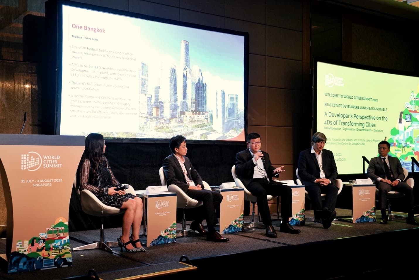 วัน แบงค็อก ร่วมแสดงวิสัยทัศน์ภายใต้หัวข้อ  “A Developer’s Perspectives on the 4Ds of Transforming Cities”  ในงาน Urban Land Institute ณ ประเทศสิงคโปร์