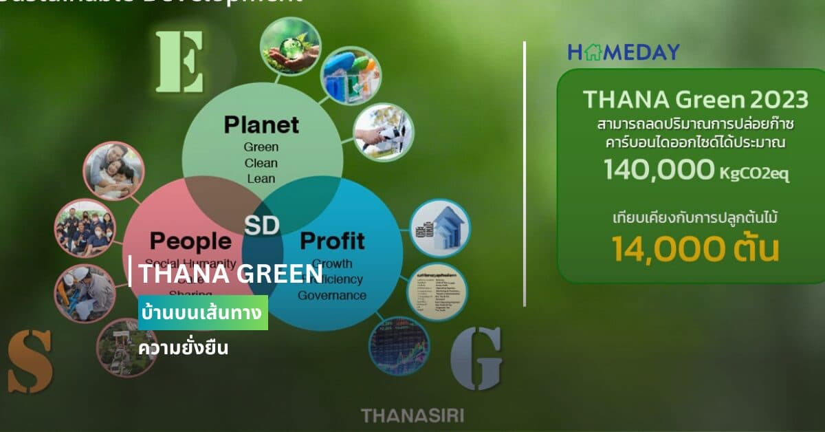 THANA GREEN บ้านบนเส้นทางความยั่งยืน