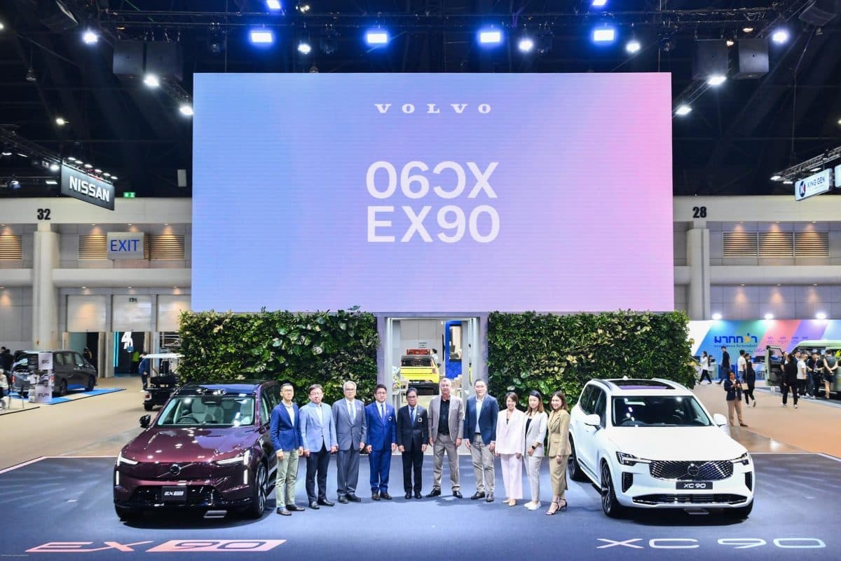 วอลโว่ คาร์ ประเทศไทย เปิดตัว วอลโว่ XC90 ปลั๊กอินไฮบริด โฉมใหม่ พร้อมจัดแสดงรถไฟฟ้า 100% รุ่นล่าสุด วอลโว่ EX90 ขนาด 6 ที่นั่ง ที่งาน Motor Show 2025