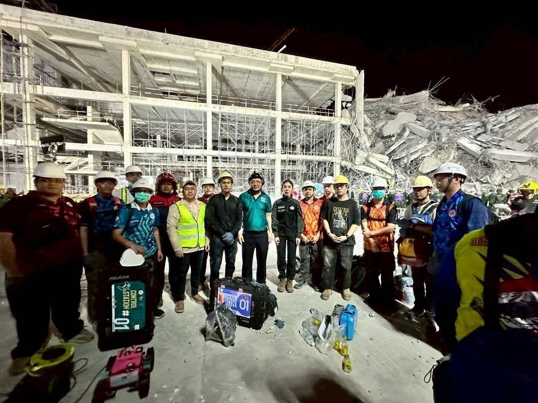 ทีมหุ่นยนต์กู้ภัย “iRAP Robot” มจพ. ร่วมกับ อว.เข้าพื้นที่ช่วยเหลือผู้ประสบภัยฯตึก สตง. ถล่มจากเหตุแผ่นดินไหว