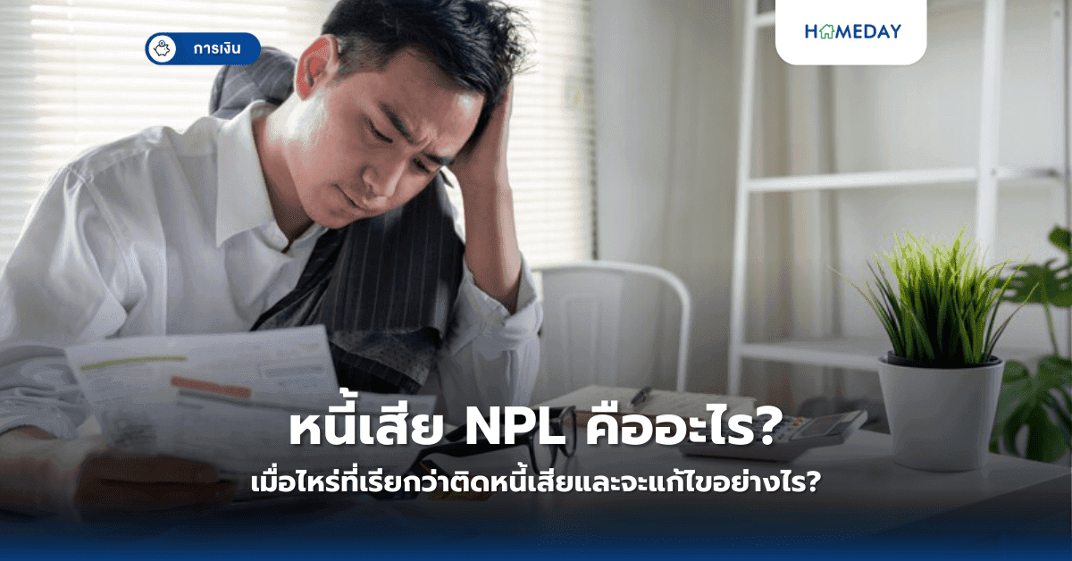 หนี้เสีย NPL คืออะไร? เมื่อไหร่ที่เรียกว่าติดหนี้เสียและจะแก้ไขอย่างไร?