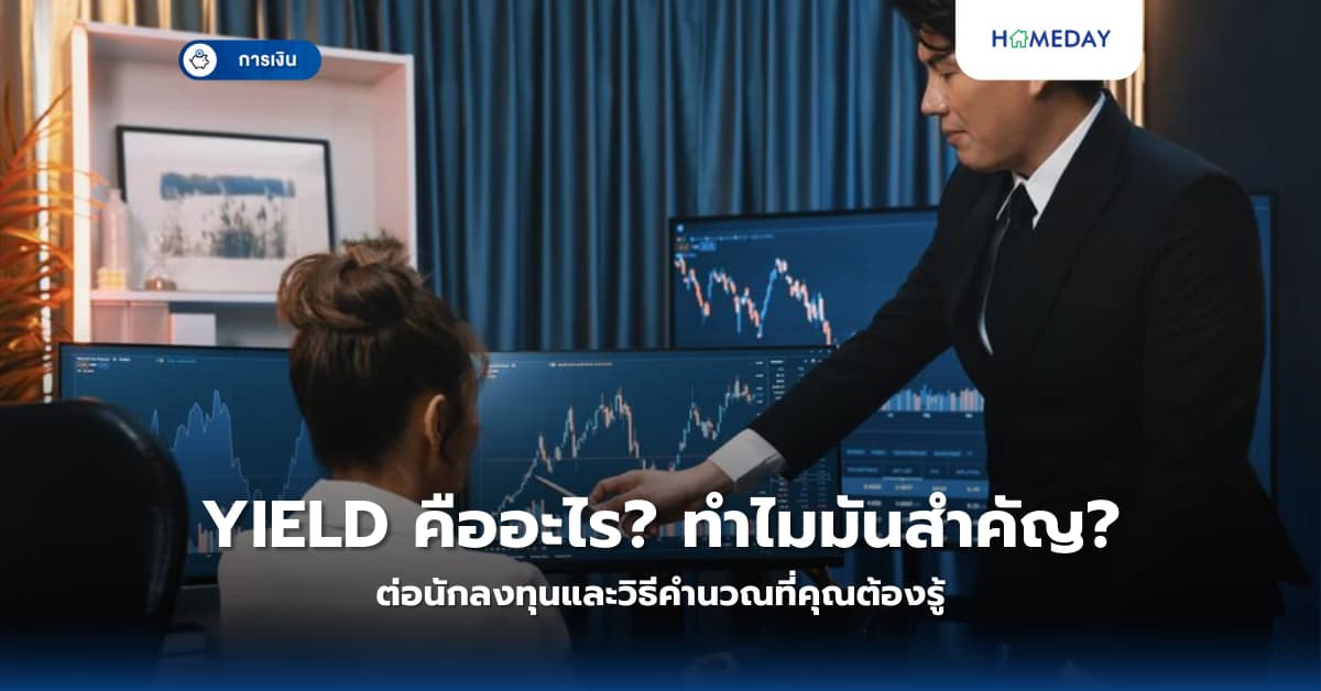 Yield คืออะไร? ทำไมมันสำคัญต่อนักลงทุนและวิธีคำนวณที่คุณต้องรู้