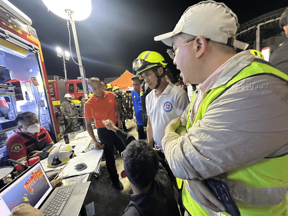 ปฏิบัติการกู้ภัยของทีม iRAP Robot มจพ. เดินหน้าสำรวจค้นหาผู้รอดชีวิต ในพื้นที่เสี่ยงภัยต่อเป็นวันที่ 4 ใช้ทีมถึง 2 ทีม