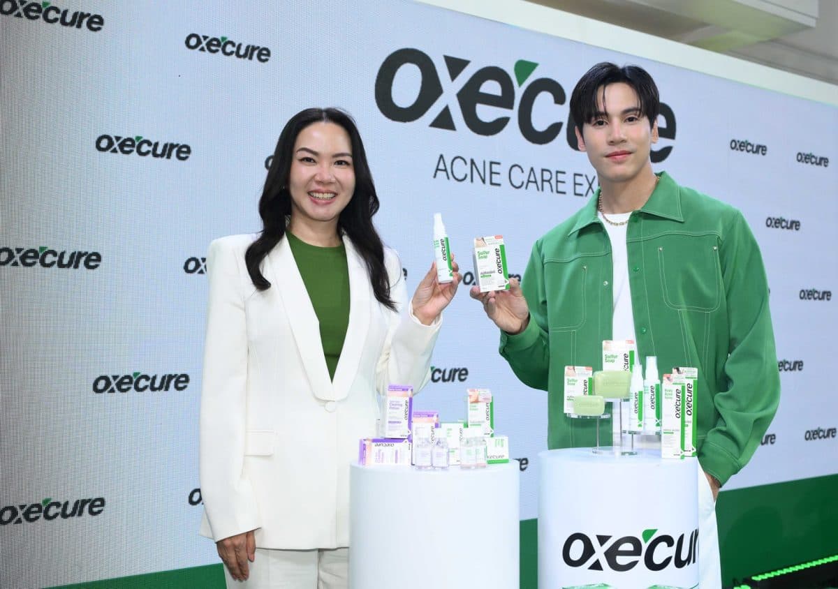 Oxe’cure เปิดตัว “เจษ – เจษฎ์พิพัฒ” พรีเซนเตอร์คนใหม่! ตัวแทนหนุ่มหล่อสะอาดผิวดี เคลียร์สิวแบบโปร