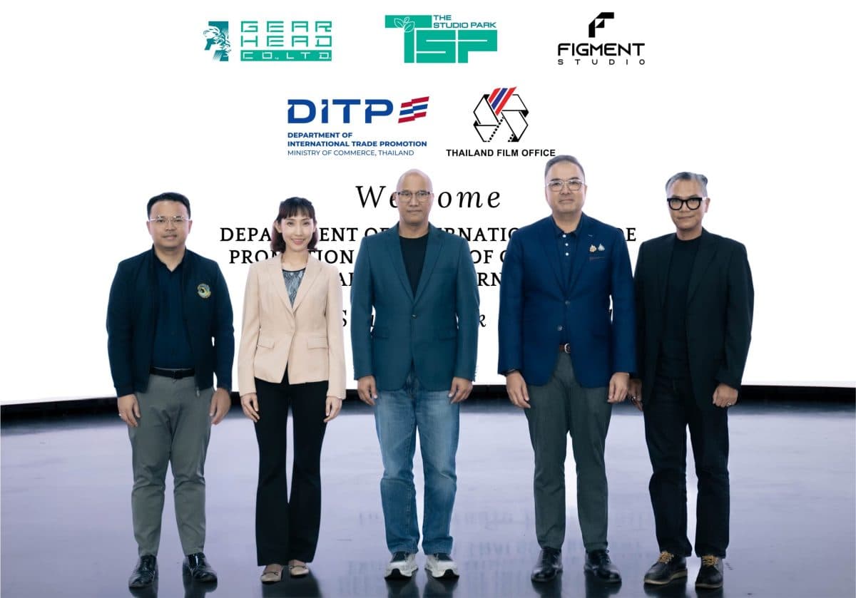 ‘เดอะ สตูดิโอ พาร์ค’ เปิดสตูดิโอที่ใหญ่ที่สุดในประเทศไทยต้อนรับ ‘คณะผู้แทนของกรมส่งเสริมการค้าระหว่างประเทศทั่วโลก’ โชว์ศักยภาพพร้อมเป็นศูนย์กลางการถ่ายทำภาพยนตร์ระดับโลก