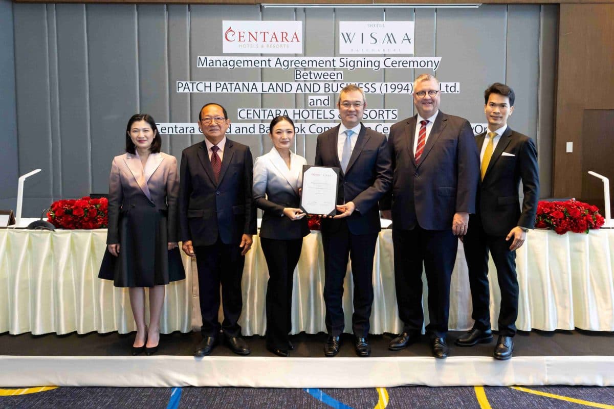 เซ็นทาราเดินหน้าขยายโรงแรม ลงนามสัญญาบริหารโรงแรมแห่งแรกในราชบุรี “เซ็นทารา ไลฟ์ วิสมา ราชบุรี”