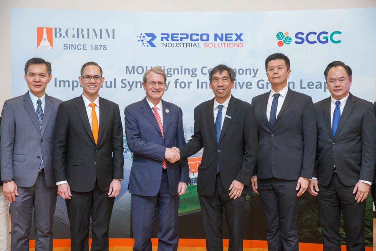B.Grimm Power จับมือครั้งสำคัญกับ SCGC สู่เป้าหมาย Net Zero ยกระดับโรงไฟฟ้าด้วยดิจิทัลโซลูชันอัจฉริยะ “DRS by REPCO NEX” เร่งขับเคลื่อนพลังงานสะอาดแห่งอนาคตให้กับประเทศไทย