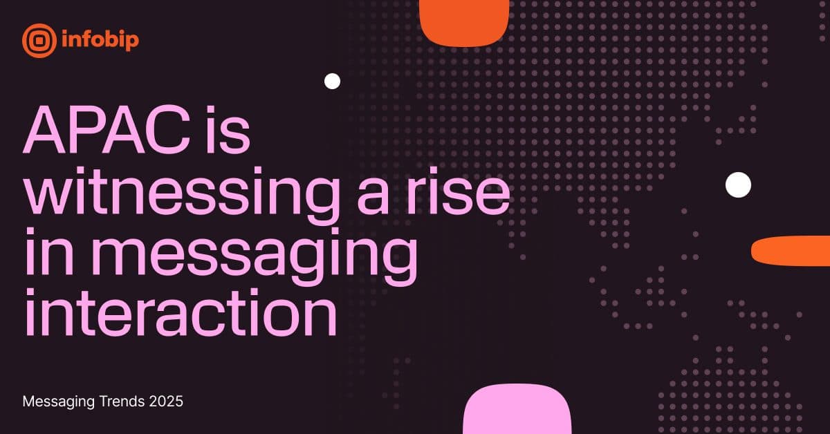 รายงานจาก Infobip เผยเทรนด์การสื่อสารผ่านข้อความในรูปแบบการสนทนาพุ่งสูงทั้งในไทยและทั่วภูมิภาคเอเชียแปซิฟิก
