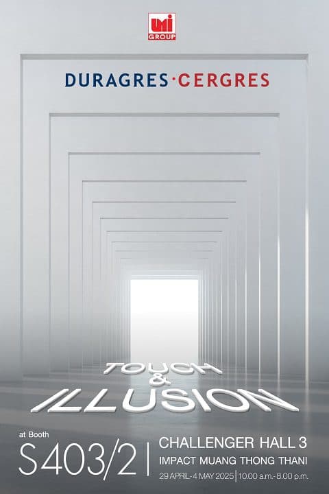 เตรียมพบกับบูธ UMI GROUP ในงานสถาปนิกปี 68 ระหว่างวันที่ 29 เมษายน – 4 พฤษภาคมนี้ ณ เมืองทองธานี