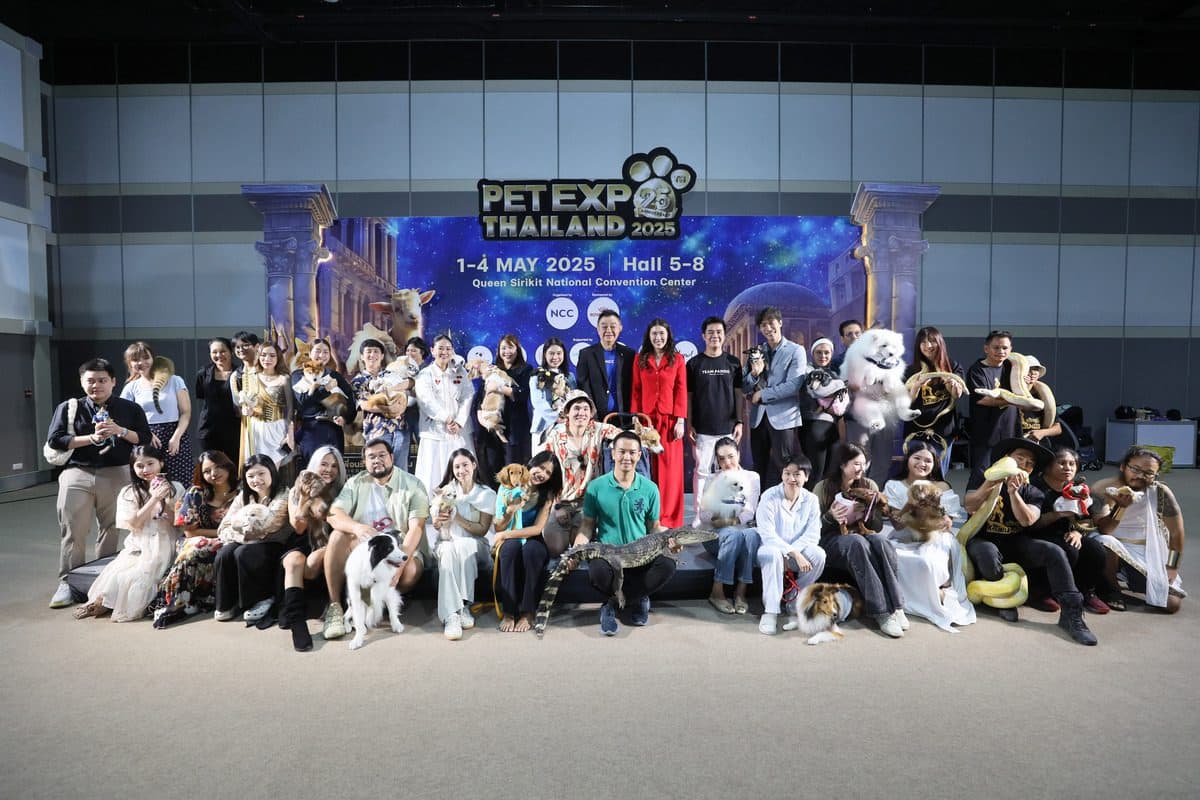 Pet Expo Thailand 2025 เปิดโลกสัตว์เลี้ยงไร้พรมแดน รับเทรนด์ธุรกิจโตแรง มูลค่าทะลุ 2.58 แสนล้านบาท