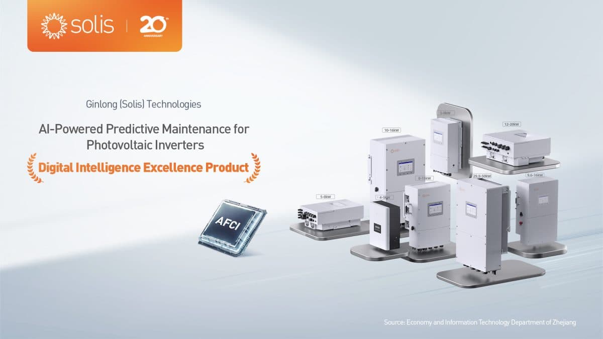 ระบบบำรุงรักษาอินเวอร์เตอร์อัจฉริยะด้วย AI ของ Ginlong Technologies ได้รับการยกย่องให้เป็น “ผลิตภัณฑ์ความเป็นเลิศด้านปัญญาดิจิทัล” ประจำปี 2024 ในมณฑลเจ้อเจียง