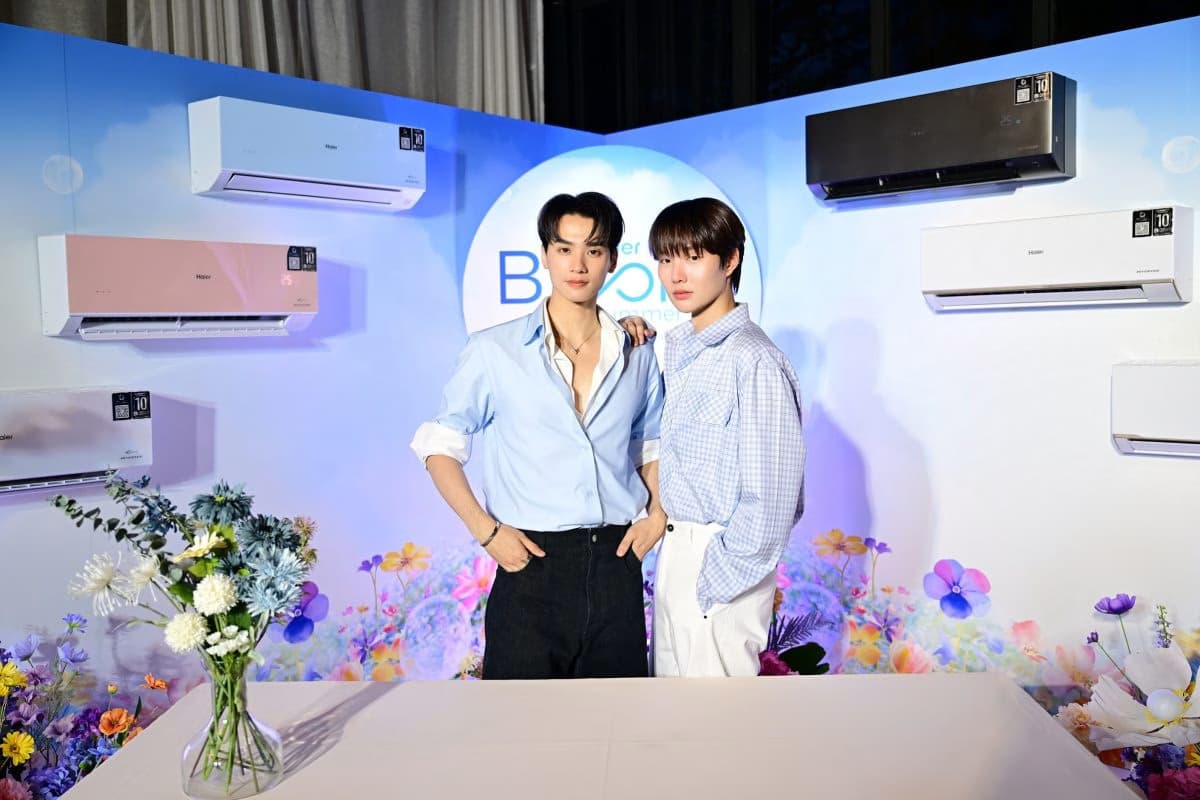 ซัมเมอร์นี้…น่ารักเกินต้าน! “เก่ง – น้ำปิง” ควงคู่สาดความสดใส ในกิจกรรม Haier Dream For Fan Season 5: Haier Bloom into Summer