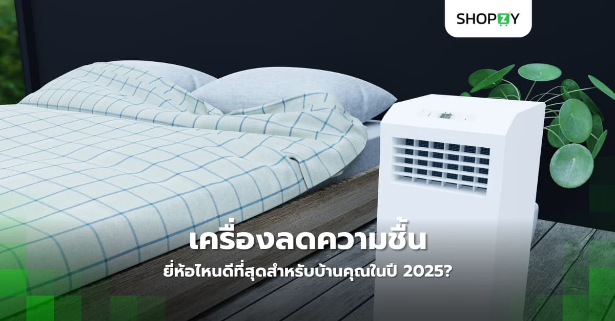 เครื่องลดความชื้นยี่ห้อไหนดีที่สุดสำหรับบ้านคุณในปี 2025?