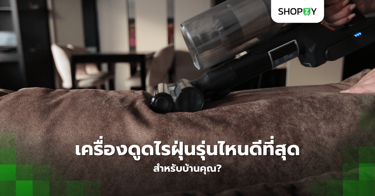 เครื่องดูดไรฝุ่นรุ่นไหนดีที่สุดสำหรับบ้านคุณ?