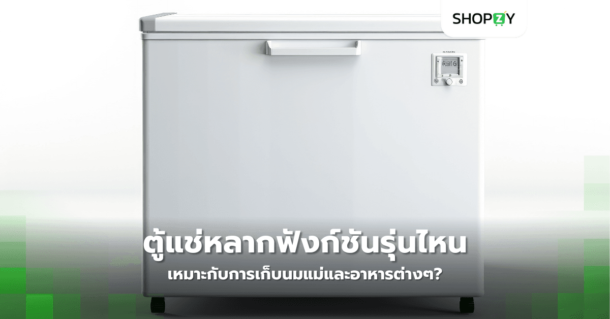 ตู้แช่หลากฟังก์ชันรุ่นไหนเหมาะกับการเก็บนมแม่และอาหารต่างๆ?