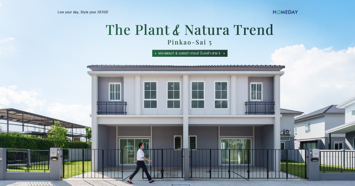 รีวิว เดอะ แพลนท์ & เนเชอร่า เทรนด์ ปิ่นเกล้า-สาย 5 (The Plant & Natura Trend Pinkao-Sai 5) บ้านพร้อมอยู่ ฟังก์ชันครบ พื้นที่มากขึ้น สุขทั้งภายในและรอบบ้าน
