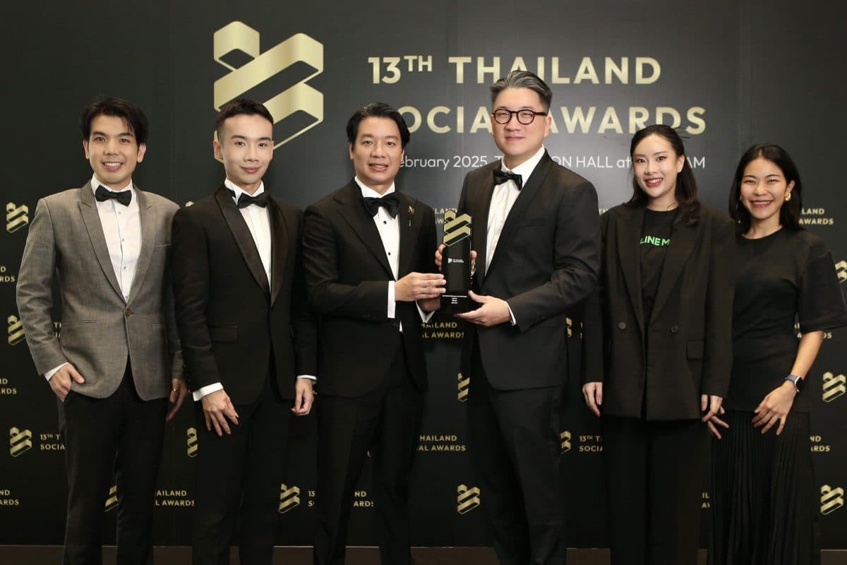 LINE MAN ขึ้นแท่น Delivery ยอดเยี่ยม ชนะรางวัล จากเวที Thailand Social Awards สาขา Best Brand Performance on Social Media สองปีซ้อน